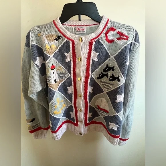 Vintage Orvis Seaside Knit Sweater - Picture 11 of 11